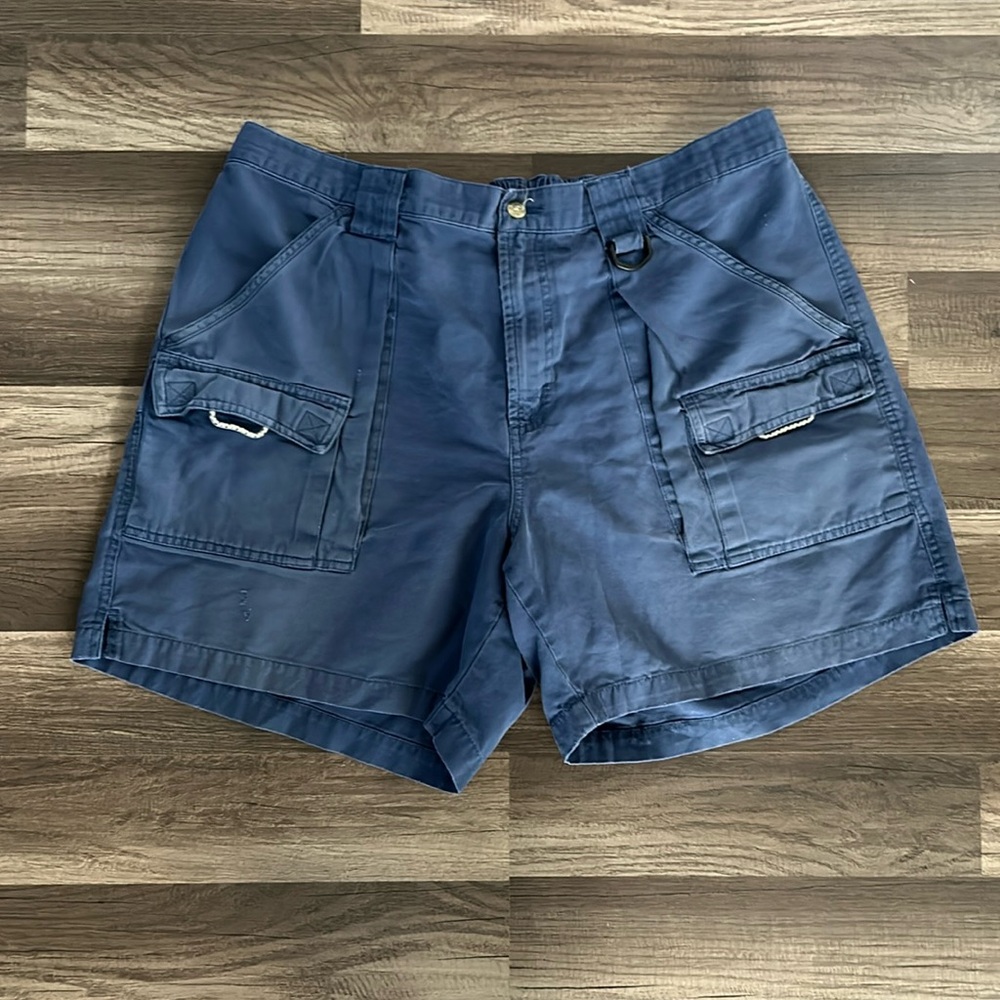 Columbia Blue Cargo Shorts